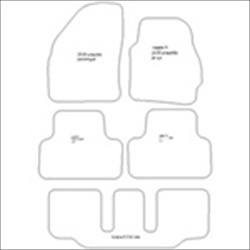 Mazda 5 Seven Seater Car Mats